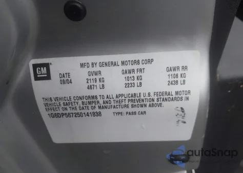 2005 Cadillac Cts Standard from USA, damaged, VIN 1G6DP567250141838